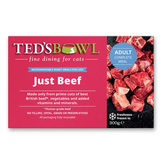 Ted's Bowl Just Beef for Cat   300g