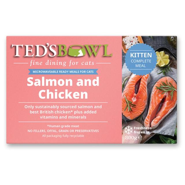 Ted's Bowl Salmon with Chicken for Kitten   300g