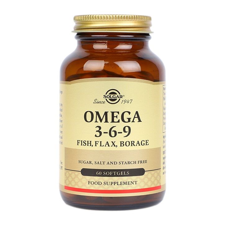 Solgar Omega 3-6-9 Fish, Flax, Borage 60 Softgels