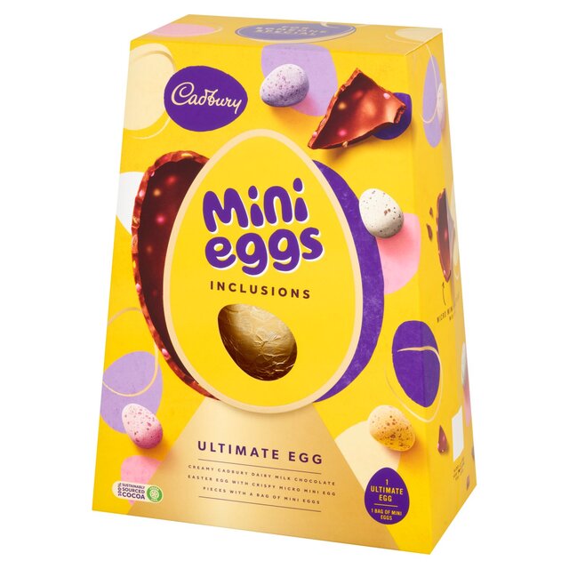 Cadbury Mini Eggs Inclusions Ultimate Egg   380g