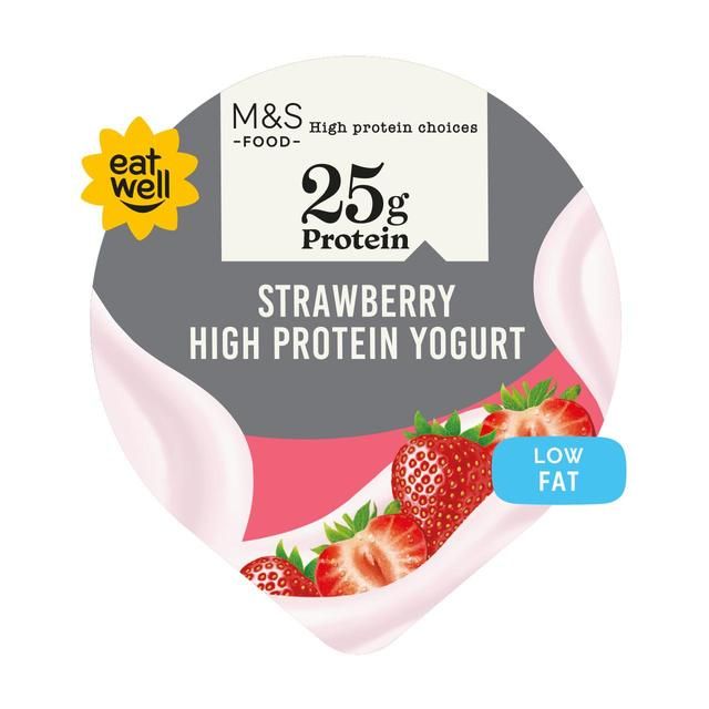 M&S Strawberry High Protein Yogurt   200g GOODS M&S   