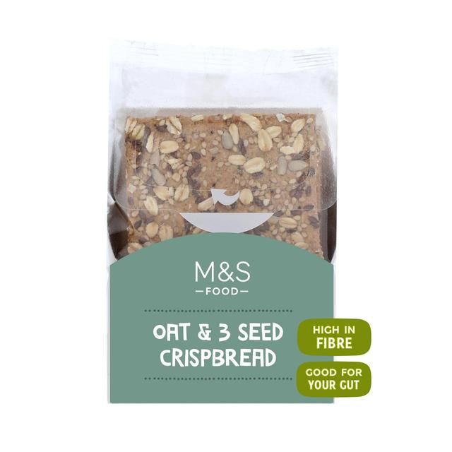 M&S Oat & 3 Seed Crispbread   200g