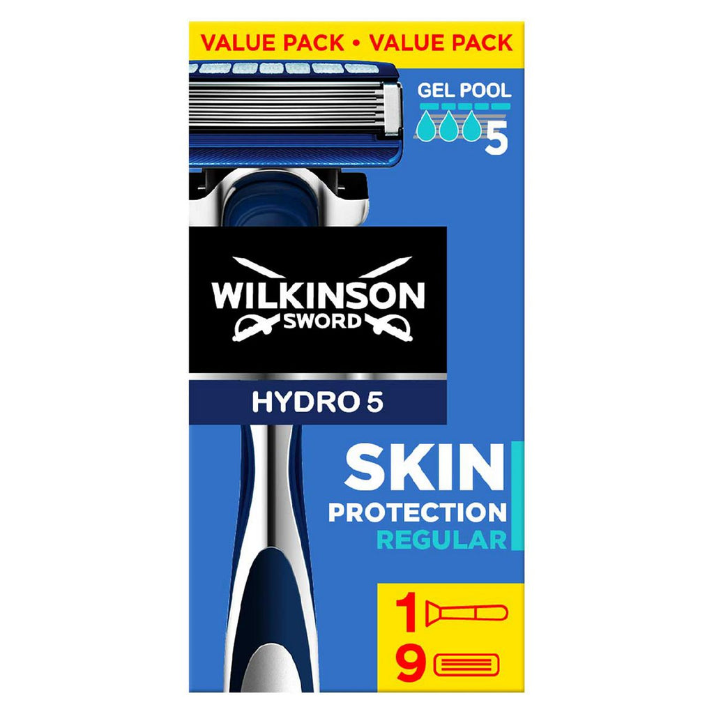 Wilkinson Sword Hydro 5 Skin Protection Men's Razor with x 9 Blades