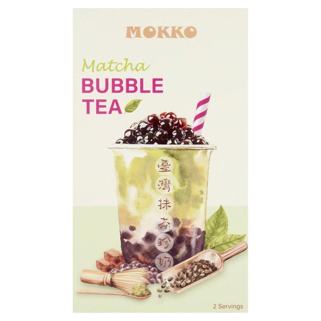 Mokko Bubble Tea Kit - Matcha    150g GOODS M&S   