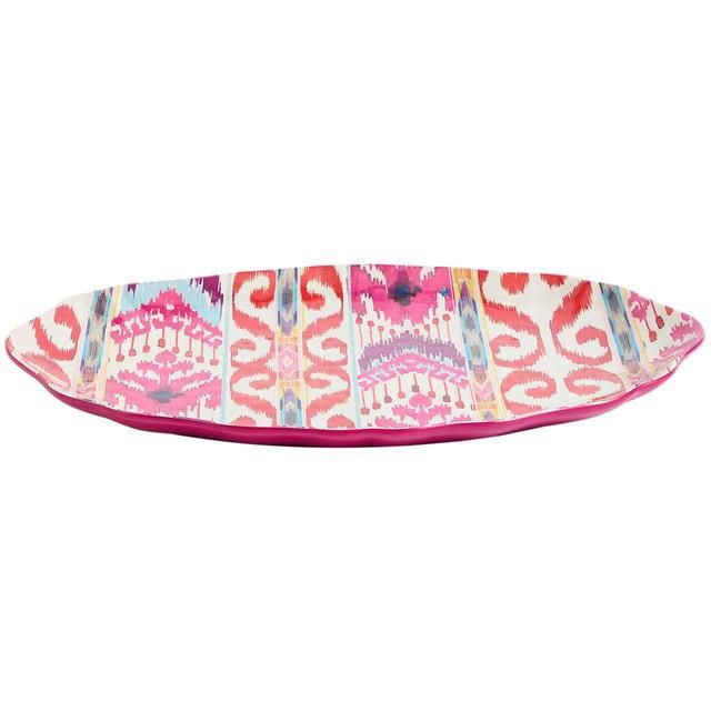 M&S Ikat Brights Oval Platter