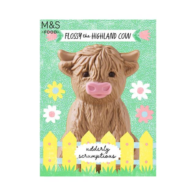 M&S Flossy the Highland Cow Easter Egg    155g