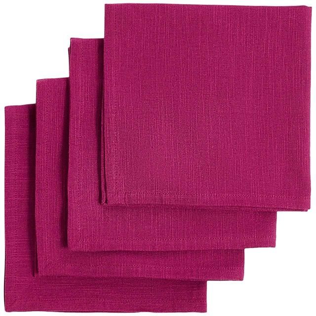 M&S Cotton Cabana Napkins Purple   4 per pack GOODS M&S   