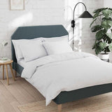 M&S Cotton Rich Duvet Cover 6 ft White GOODS M&S   