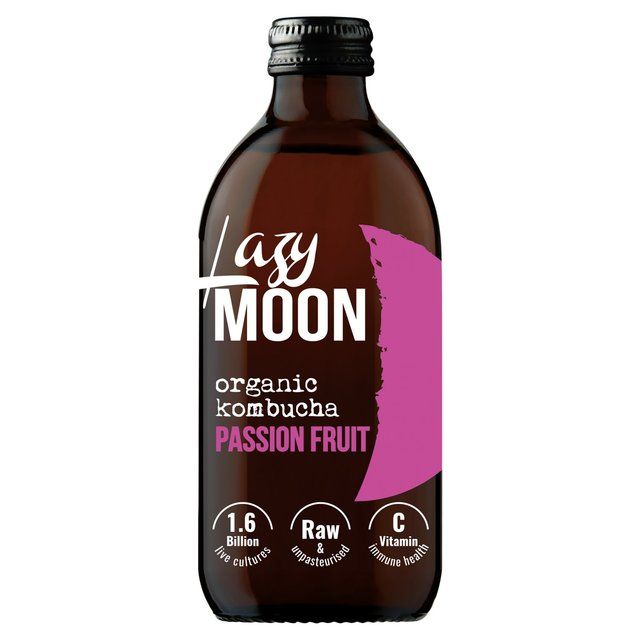 LAZY MOON Passionfruit Organic Kombucha   330ml