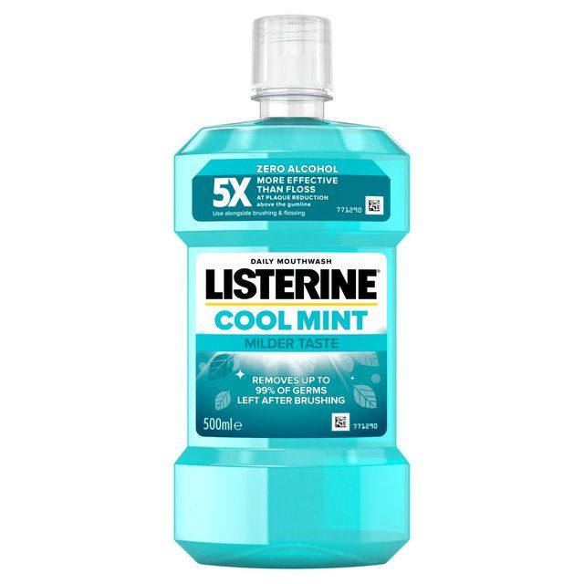 Listerine Cool Mint Milder Taste Mouthwash   500ml GOODS M&S   