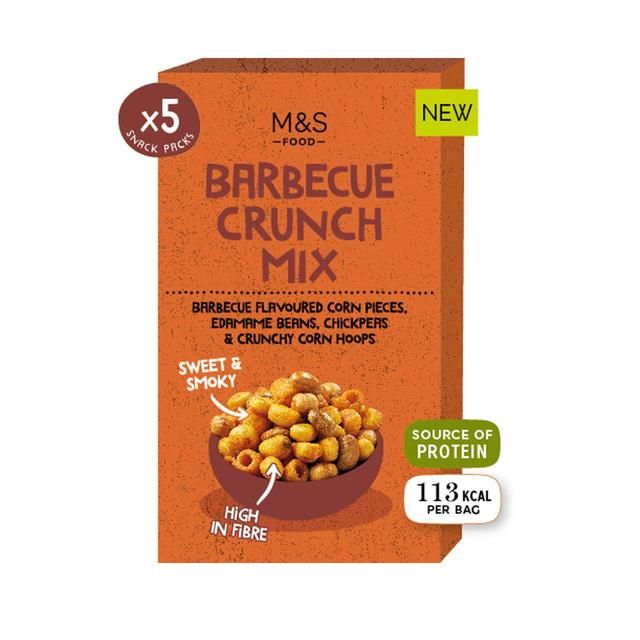 M&S Barbecue Crunch Mix   5 x 25g