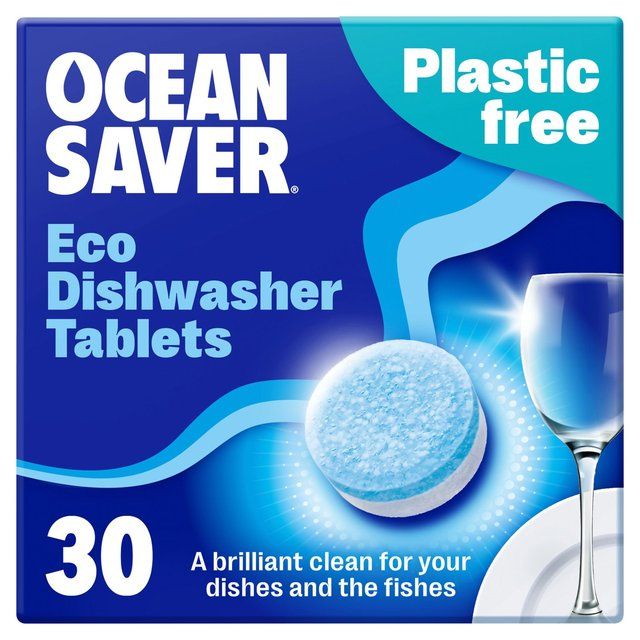 OceanSaver Plastic Free Eco Dishwasher Tablets   30 per pack