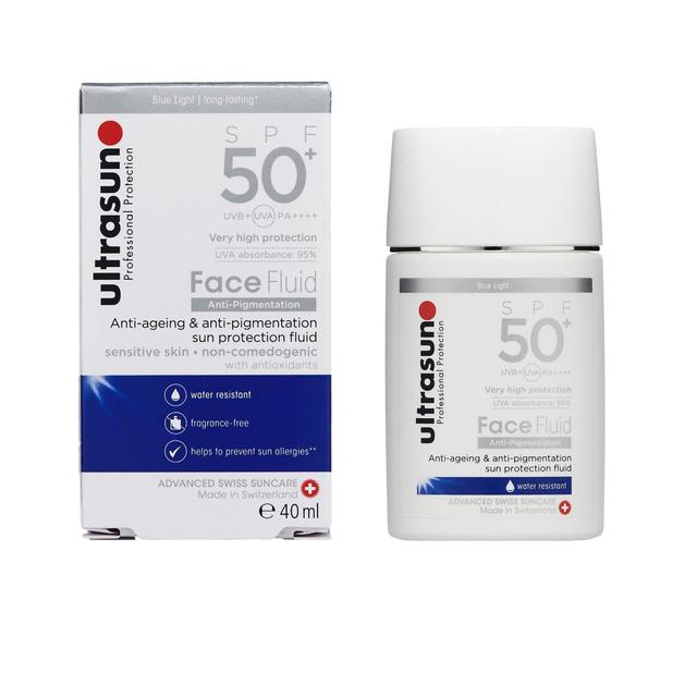 Ultrasun SPF 50+ Face Fluid Sunscreen   40ml GOODS M&S   