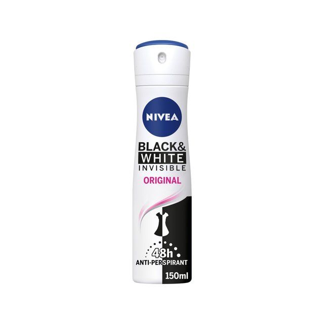 Nivea Black & White Invisible Clear Anti-Perspirant Deodorant   150ml