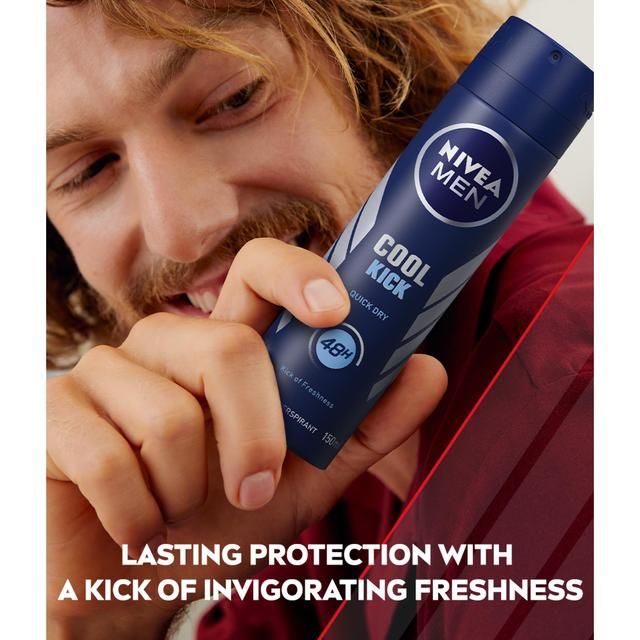 NIVEA Men Cool Kick Anti-perspirant Deodorant Spray   150ml