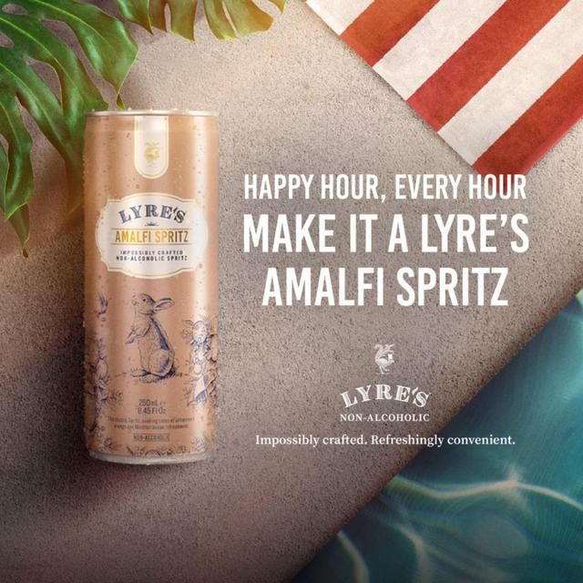 Lyre's Amalfi Spritz   4 x 250ml GOODS M&S   