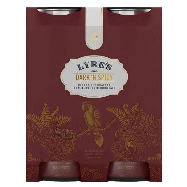 Lyre's Dark 'N Spicy   4 x 250ml