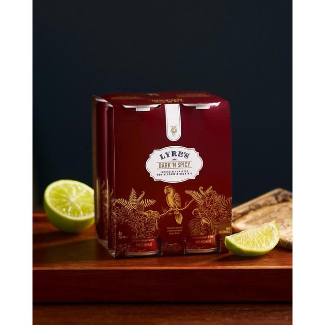 Lyre's Dark 'N Spicy   4 x 250ml GOODS M&S   