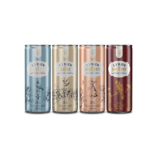 Lyre's Dark 'N Spicy   4 x 250ml GOODS M&S   