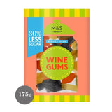 M&S 30% Reduced Sugar Wine Gums   175g GOODS M&S   