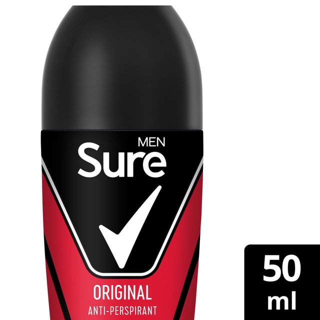 Sure Men Antiperspirant Deodorant Roll On Base Original   50ml