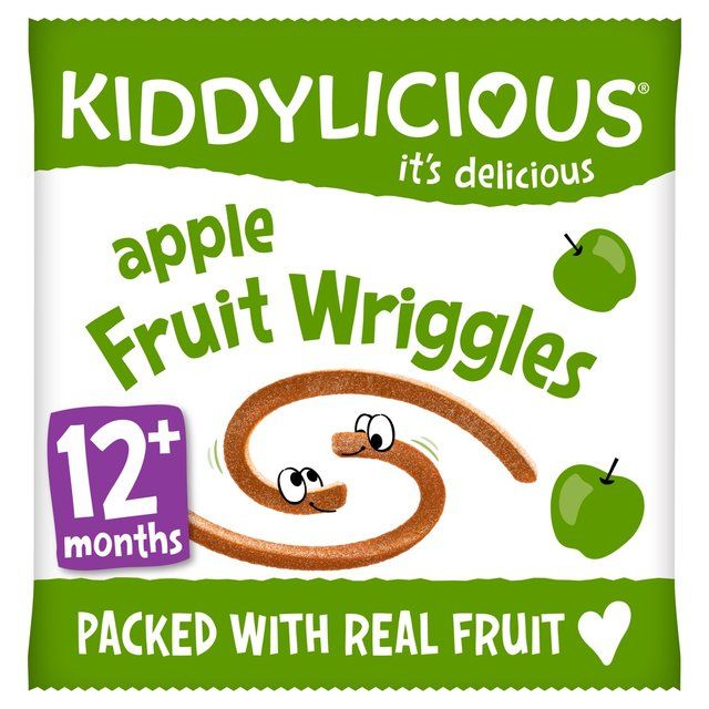 Kiddylicious Apple Wriggles Baby Snacks   12g GOODS M&S   