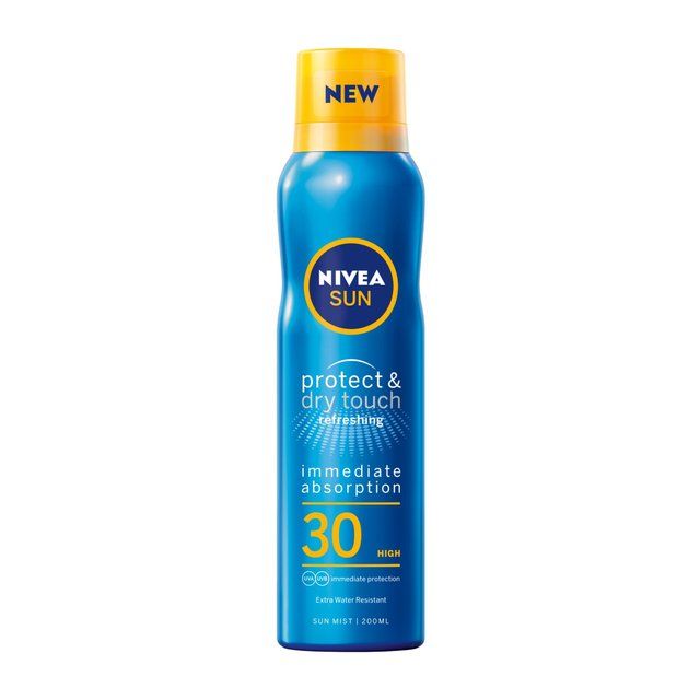 NIVEA SUN Protect & Dry Touch SPF 30 Mist Sunscreen Spray   200ml