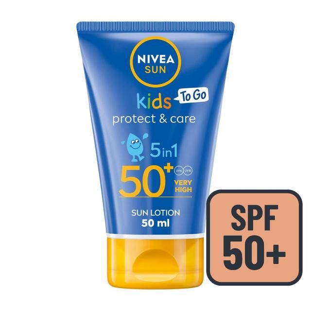 NIVEA SUN Kids Protect & Care SPF 50+ Sun Cream Pocket Size   50ml GOODS M&S   