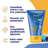 NIVEA SUN Kids Protect & Care SPF 50+ Sun Cream Pocket Size   50ml GOODS M&S   