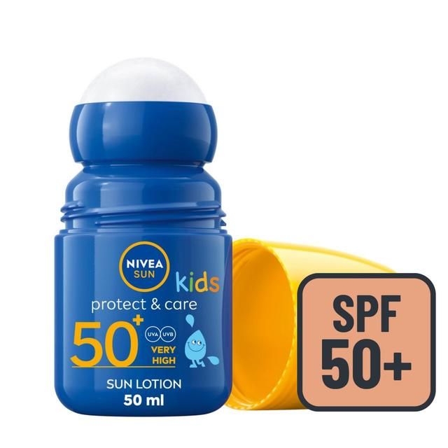 NIVEA SUN Kids Protect & Care SPF 50+ Sun Lotion Roll On   50ml GOODS M&S   