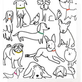 Scribbly Dogs Card Blank For Your Own Message GOODS M&S   