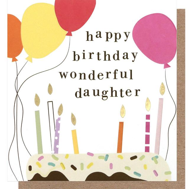 Wonderful Daughter Birthday Card GOODS M&S   