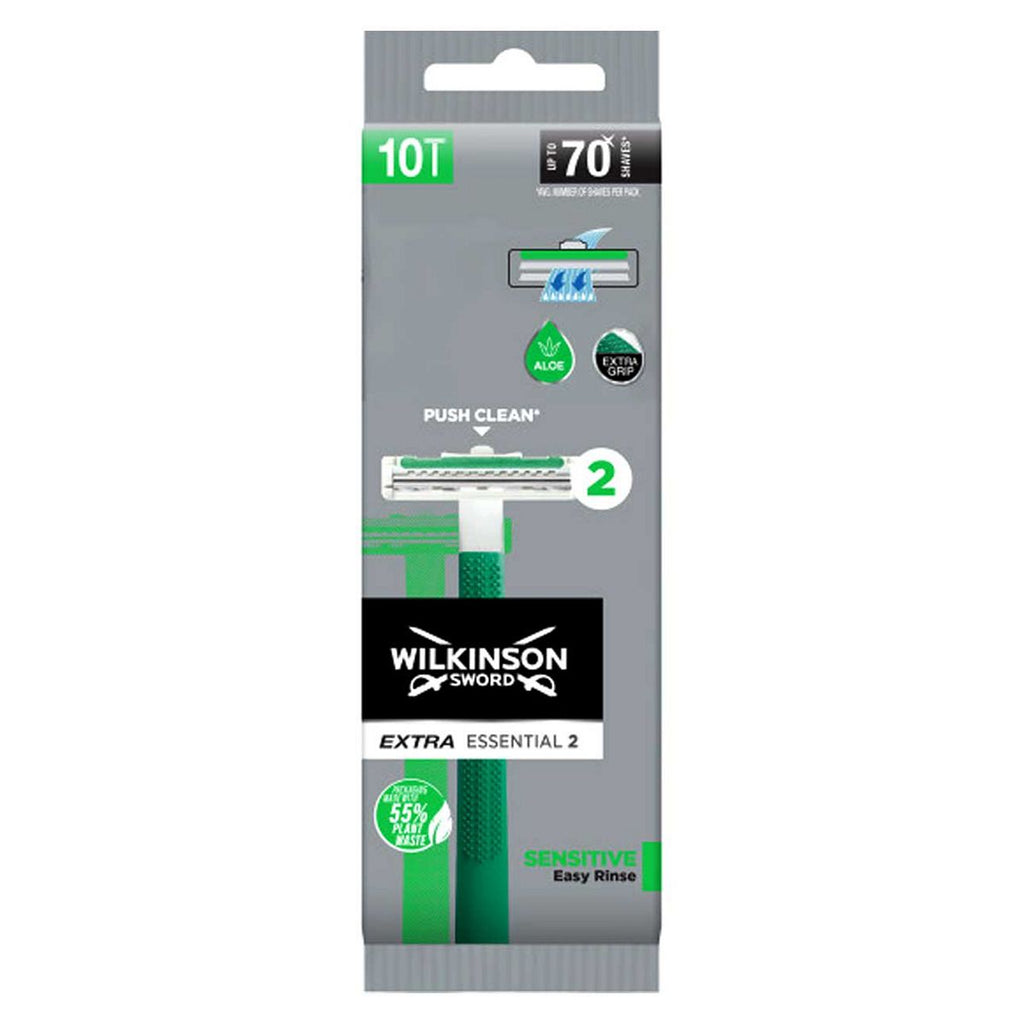 Wilkinson Sword Extra 2 Disposable Razors- Sensitive 10 Pack