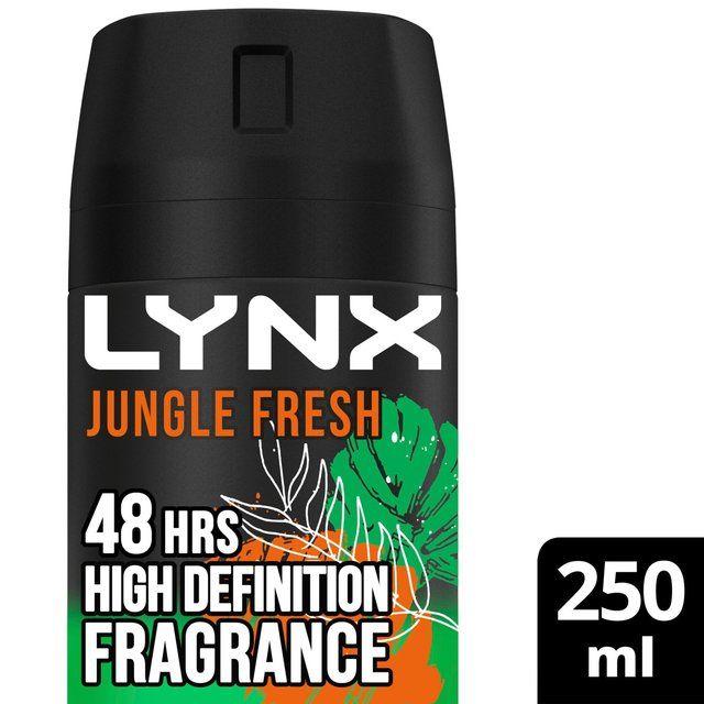 Lynx Men Deodorant Bodyspray Aerosol Jungle Fresh   250ml GOODS M&S   