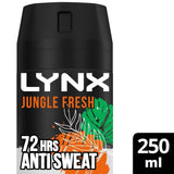 Lynx Men Antiperspirant Deodorant Aerosol Jungle Fresh   250ml GOODS M&S   