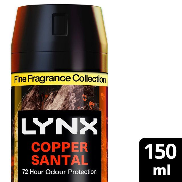 Lynx Fine Fragrance Collection Premium Deodorant Bodyspray Copper Santal   150ml GOODS M&S   