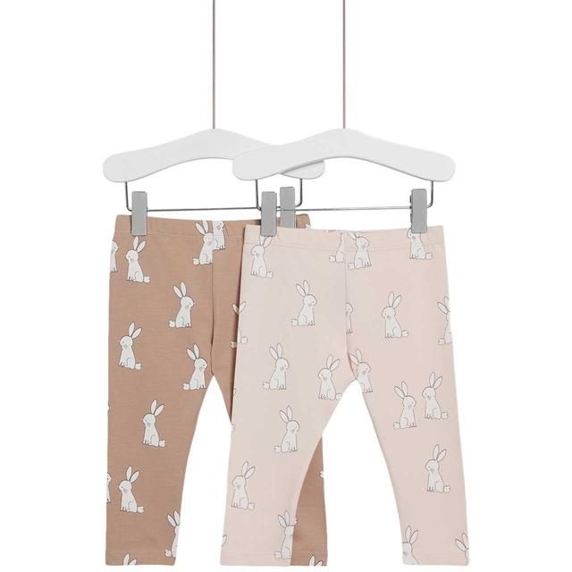 M&S Bunny Leggings 0-24 Months Neutral