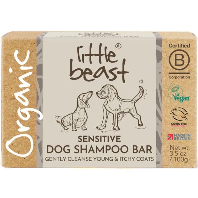 Little Beast Organic Sensitive Dog Shampoo Bar   100g