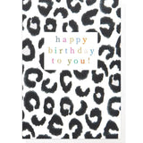 Leopard Print Birthday Card GOODS M&S   