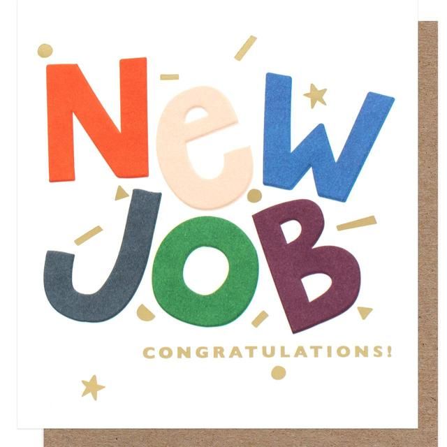 New Job Congratulations Card GOODS M&S   