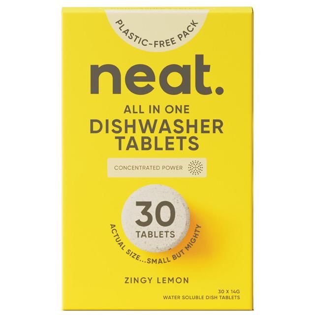 Neat All in One Dishwasher Tablets Lemon 30s   30 per pack