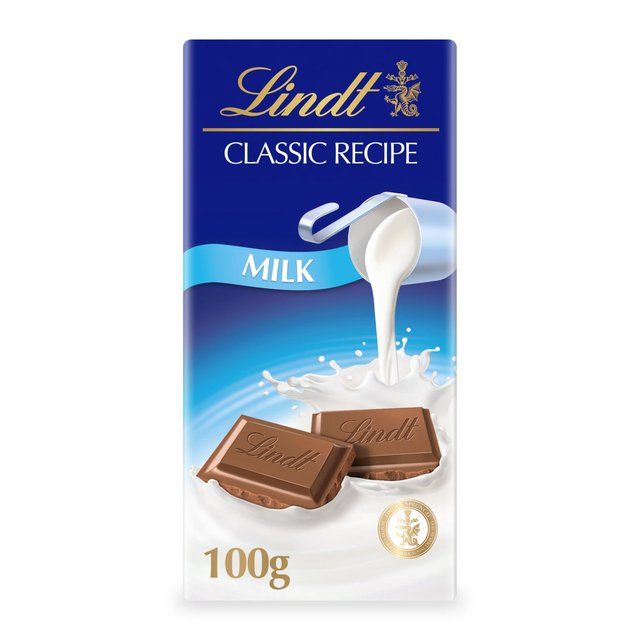 Lindt Classic Recipe Milk Chocolate Bar   100g