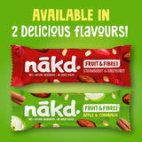 nakd. Fruit & Fibre Apple & Cinnamon Multipack   3 x 44g GOODS M&S   