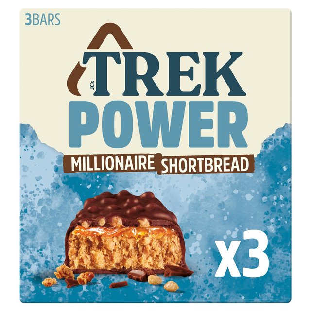 TREK Power Millionaire Shortbread Protein Bars Multipack   3 x 44g