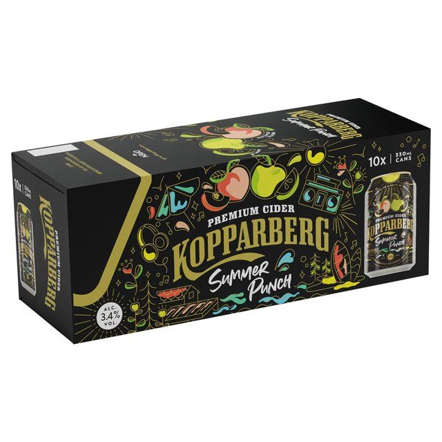 Kopparberg Summer Punch Cans   10 x 330ml