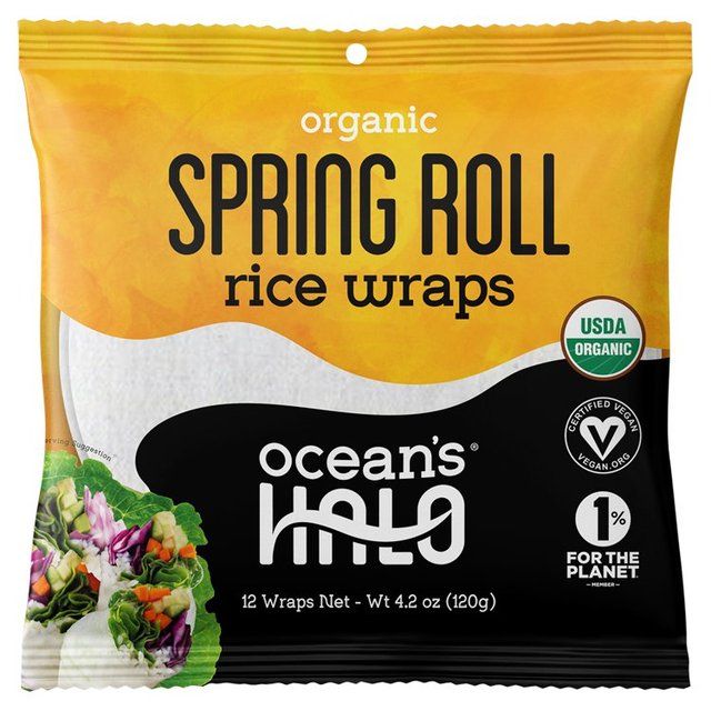 Ocean's Halo Organic Spring Roll Rice Wrap   120g