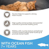 IAMS 7+ Years Senior Dry Cat Food Ocean Fish   3kg