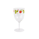 Summerhouse Strawberries & Cream Plastic Wine Glass GOODS M&S   