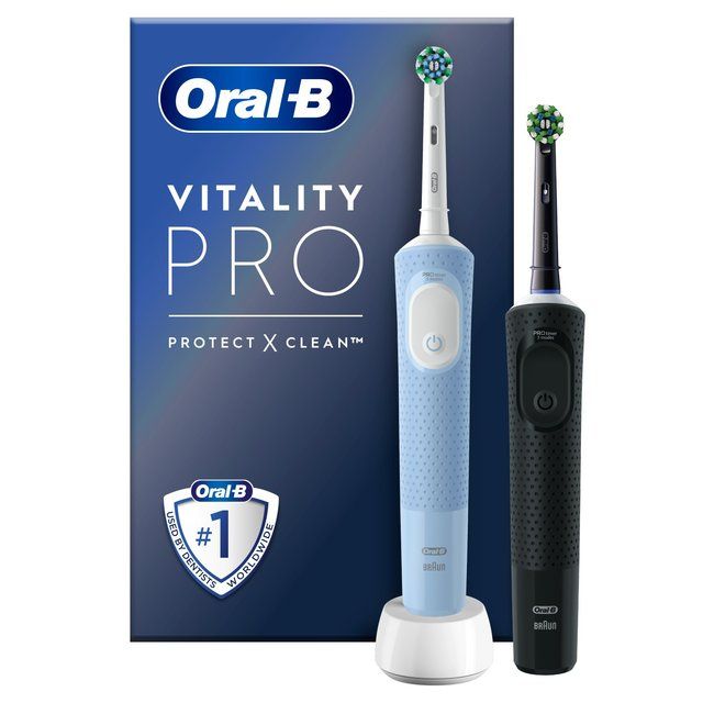 Oral-B Vitality PRO Black & Blue (Duo Pack)   2 per pack