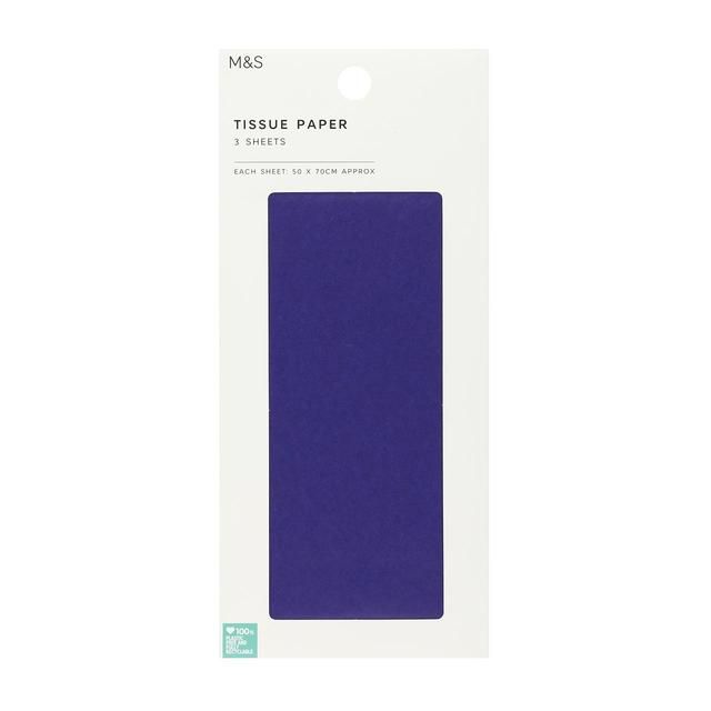 M&S Blue Tissue Paper